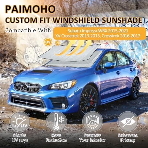 Thickened Sun Shade for Subaru WRX 2015-2021, Crosstrek 2013-2017 - Image 3