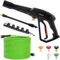 PWACCS Pressure Washer Hose and Gun, 50 FT Power Washer Hose Wand Kit by PWACCS