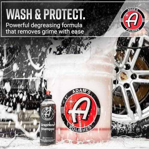 Adam's Polishes Graphene Shampoo 16oz - Ceramic Coating Infused Car Wash Soap - Powerful Cleaner & Protection In One Step - pH Neutral, High Suds For Foam Cannon, Foam Gun, Or Detailing Bucket - Image 4
