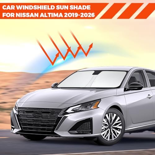 Foldable Front Windshield Sunshade fit for Nissan Altima 2019-2026 - Image 2