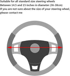 YHONGJT Cute Soft Microfiber Leather Anti-Slip Steering Wheel Cover, Universal 15 Inch for Women Girls, Fit Vehicles, Sedans, SUVs, Vans, Trucks - Neon Green - Image 4