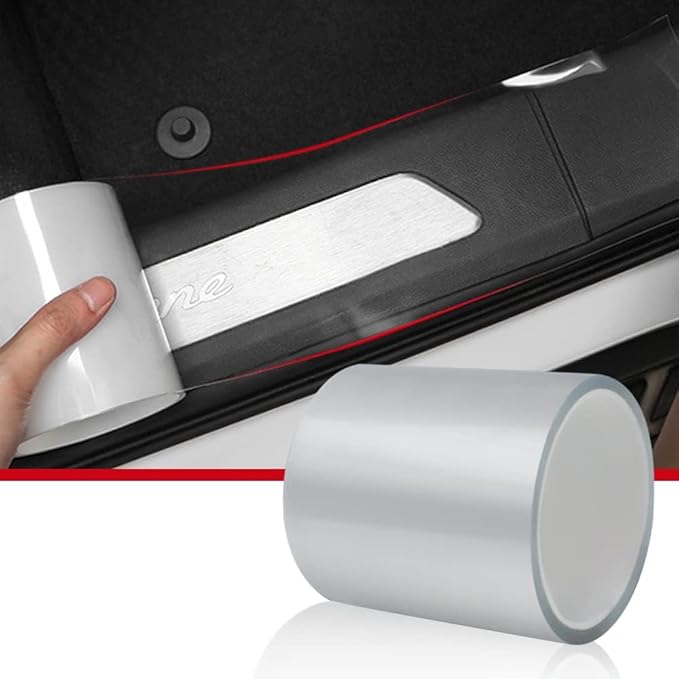 CloudBuyer Universal Door Edge Protector, Clear Sill Guard Film with Anti-Collision Protection for Vehicles (33Ft x 4In, Transparent) by CloudBuyer