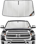 Pigenius Windshield Sun Shade for Toyota Sequoia 2008-2022. Full Coverage Rearview Mirror Shade for Ultimate Protection by Pigenius