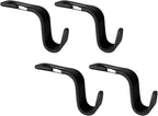 4PCS Car Seat Headrest Hook, Multi-Purpose Seat Back Hanger Purse Bag Handbag Organizer, Auto Interior Backseat Storage Hook Holder for Coat Hat Grocery Umbrella, Universal Fit (Black) - Image 7