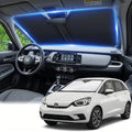 Windshield Sun Shade for Honda Fit 2007-2024 Sunshade Front Window Shade Custom for Fit Accessories Sun Visor Foldable Shade Blocks UV Rays Accessories by AuyNeas