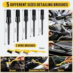 40 Pcs Car Detailing Kit Interior, Tote Includes Premium Drill Brush - Image 5