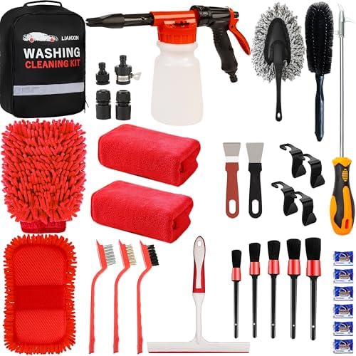 LIANXIN Car Wash Kit with Foam Gun, Car Cleaning, Car Wash Detailing Kit by LIANXIN