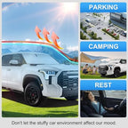 Custom Fit Windshield Sun Shade for Toyota Tundra 2022-2026 - Image 5