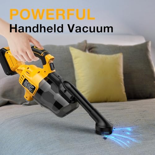 Cordless Vacuum Cleaner for Dewalt 20V MAX Battery 100AW Suction HEPA - Image 4