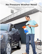 ARTIPOLY Upgraded Car Wash Foam Gun + Microfiber Wash Mitt-Car Foam Sprayer-Foam Cannon for Hose-Spray Gun Cleaner-Snow Blaster for Cars, Boats, RVs, Foam Cannon Connects to Any Garden Hose - Image 3