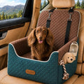ALL GOOD PET SUPPLIES Dog Car Seat for Small/Medium Dogs Under 35lbs | Soft Memory Foam Booster Car Seat with Detachable Washable Cover and Cushion, Puppy Dog Bed by AllGood