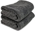 ExoForma Mega Car Drying Towel - Holds Up to 9 lbs, No Streaks, Scratches, or Water Spots | 1200 GSM Microfiber Double Twist Pile & Edgeless Design, 1 Quick & Effortless Dry, 2 Pack - 24” x 36” by ExoForma