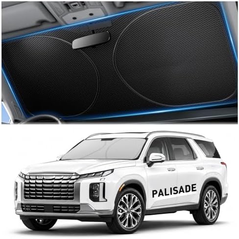 Zanch Windshield Sun Shade for Hyundai Palisade 2000-2026 by Zanch