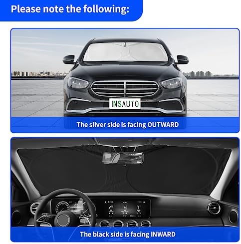 Windshield Sun Shade for Mercedes Benz E350 2017-2025 2026 SunShades Cover - Image 3