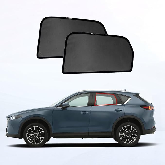 FEISHILINIYA Magnetic Rear Side Window Sunshades for Mazda CX5 (2017-2025) Polyester Privacy Curtains with Buckle for Side Passenger for CX-5 Accessories - Image 8
