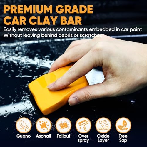 TEAWOO Car Clay Bar 4 Pack 400g, automotive clay bar, Car Detailing Cleaner - Image 2