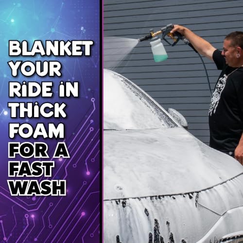 Chemical Guys, Adjustable Foam Cannon for Pressure Washers, 32 oz - Image 5