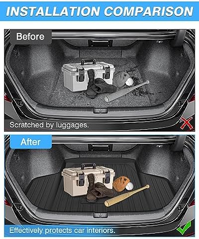 Powerty Trunk Mat for Mazda CX-50 2023-2026, All Weather TPE Cargo Mat Liner for CX-50 Rear Trunk - Image 3