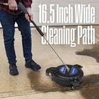 Westinghouse Universal 16.5" Pressure Washer Plastic Surface Cleaner Attachment - 3400 Max PSI, 1/4” Connector - for Gas and Electric Pressure Washers - Image 2
