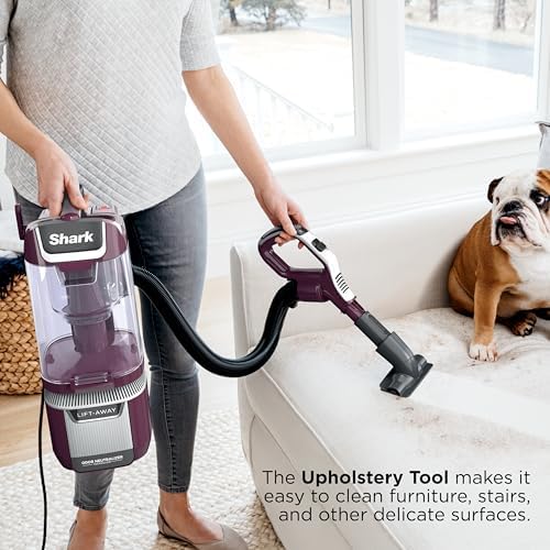Shark Rotator Lift-Away Vacuum with DuoClean PowerFins, Wine Purple, LA702 - Image 5