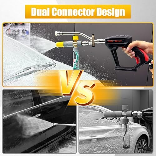 Tool Daily Mini Foam Cannon for Pressure Washer, Dual Connector - Image 6