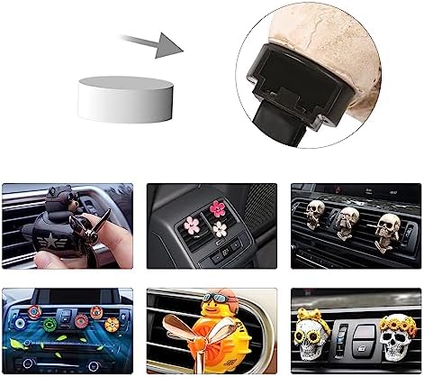 8 Packs Car Air Vent Clip Refills Solid Pads - Image 4