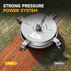 TOR 14" Pressure Washer Surface Cleaner 4000 PSI Stainless Steel, 4 Wheels - Image 6