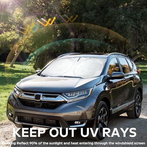 Windshield Sun Shade for Honda CRV 2023-2025 2026 Window Sunshade Sun Visor - Image 3