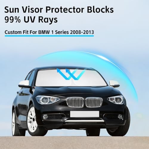 Windshield Sun Shade for BMW 1 Series 2008-2013 Sunshade - Image 2