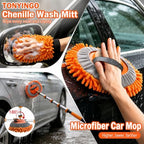 18FT Reach 6-in-1 Car Wash Brush Kit with Telescopic Pole for RV - Image 2