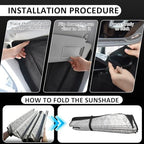 Thickened Windshield Sun Shade for Hyundai Palisade 2020-2026 - Image 6