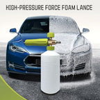 Foam Cannon 1 L Bottle Car Wash Snow Foam Lance with 1/4" Quick Connector Pressure Power Jet Washer Quick Release Adjustable Nozzle - Image 5