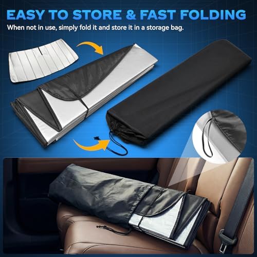 Windshield Sun Shade for Le-xus NX NX250 NX350 NX350h NX450h+ 2022-2026 - Image 6