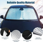 6 Layers Windshield Sun Shade for BMW X5 2019-2024 - Image 5