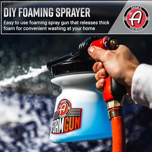 Adam's Foam Gun Car Wash Foam Sprayer - Connects to Garden Hose for Car Washing, No Pressure Washer Required, Use Snow Foam Blaster with Car Soap, Shampoo or Detergent - Image 3