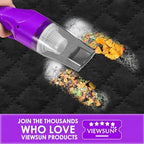 20PCS Car Cleaning Kit, Car Interior Detailing Kit with Purple High Power Handheld Vacuum, Detailing Brush Set, Windshield Cleaner, Cleaning Gel, Complete Auto Accessories for Women - Image 7