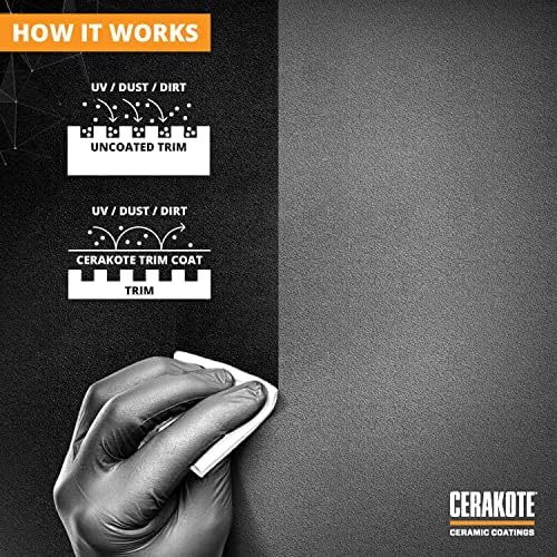 CERAKOTE Ceramic Trim Coat Black Plastic Restorer for Cars, 50 Wipes - Image 5