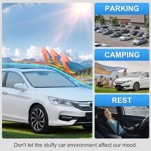 Windshield Sun Shade Sunshade for Honda Accord 2013-2017 - Image 6