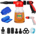 16 IN 1 Car Wash Foam Gun,Adjustable Hose Wash Sprayer for Car/Garden Clean by MYPIN