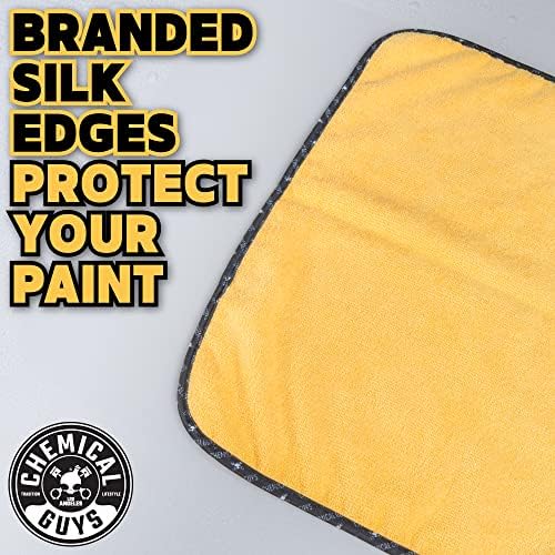 Chemical Guys Professional Grade Premium Microfiber Towels for Cars,Gold,16" x 16",Ultra-Soft and Scratch-Free Car Detailing Cloths for Trucks,Motorcycles,and More,(Pack of 6) - Image 5