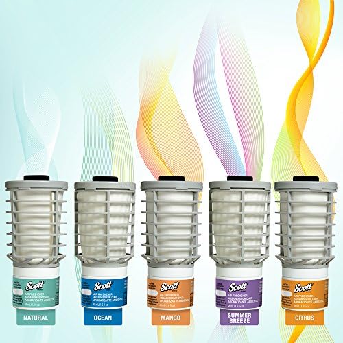 Scott Essential Air Freshener Refill (91072), Ocean, Automatic / Continuous Release, 6 Refills / Case - Image 3