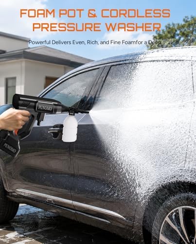 Cordless Pressure Washer 2x4.0Ah Batteries, Portable Power Washer - Image 3