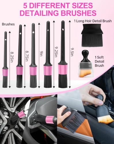 THINKWORK Car Cleaning Kit with Vacuum,Deep Cleaning for Interior Detailing - Image 6