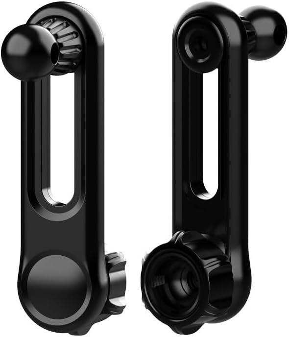 2 Pack Car Magnetic Phone Holder Extension Arm Adapter with 17mm Ball Head Joint Socket for MagSafe Car Mount Charger Magnetic Wireless Car Charger Magnetic Car Mount Phone Stand by Unknown