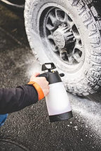 IK FOAM Pro 2+ Pump Spray Foamer with Schrader Valve – FoamSprayer 50 oZ – High-Pressure, Adjustable Nozzle – Ideal for Car Detailing, Cleaning & Maintenance - Image 4