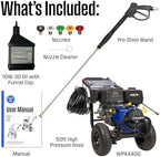 Westinghouse WPX4400 Gas Pressure Washer, 4400 PSI and 4.2 GPM, Spray Gun and Wand, 5 Nozzle Set, for Cars/Fences/Driveways/Homes/Patios/Furniture - Image 6