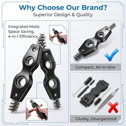 2 PCS Car Terminal Cleaner Spray, 4-in-1 Terminal Post Cleaner Brush with Steel Wire, Cleaning Tool for Terminals and Connectors, Universal for Most Cars, Trucks, SUVs (Black) - Image 7