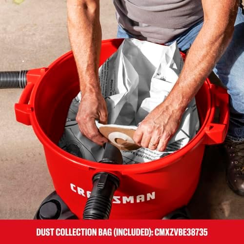 CRAFTSMAN CMXEVBE17594 12 Gallon 6.0 Peak HP Wet Dry Shop Vacuum - Image 6