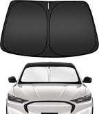 ARISMOTOR Windshield Sun Shade for Ford Mustang Mach-E 2021-2025 2026 | Custom Fit, Foldable, Front Window Sunshade Sun Visor Protector, Block UV Rays, Keep Car Cooler by ARISMOTOR
