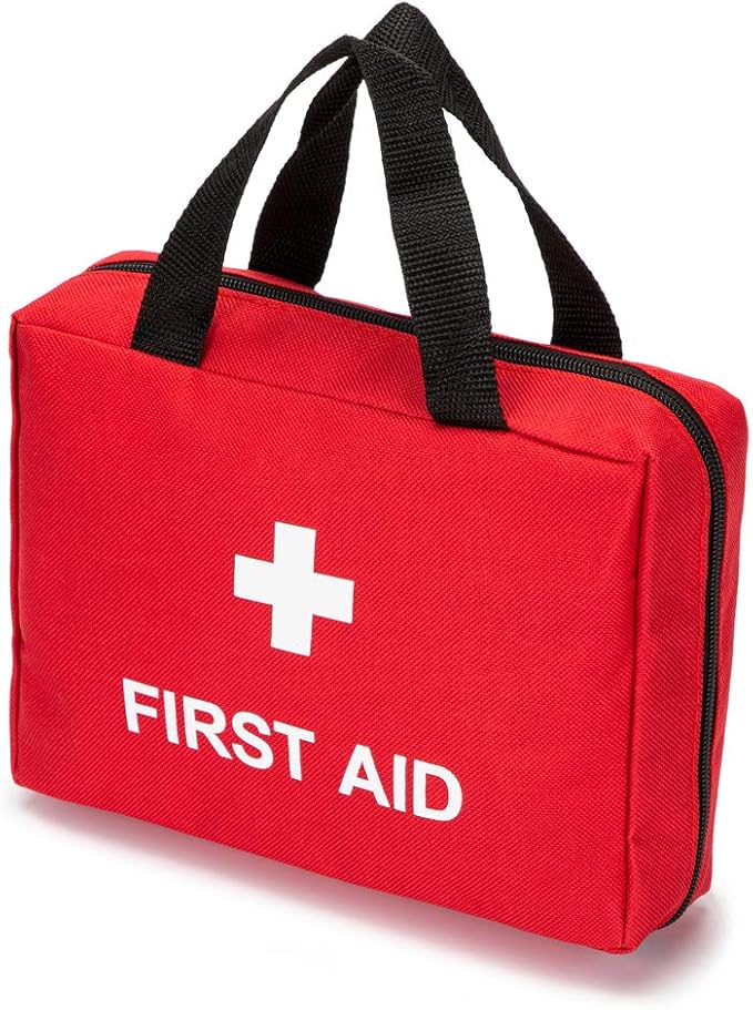 Red First Aid Bag Empty Travel Rescue Pouch First Responder Storage Medicine Emergency Bag for Car Home Office Kitchen Sport Outdoors (Green) - Image 5